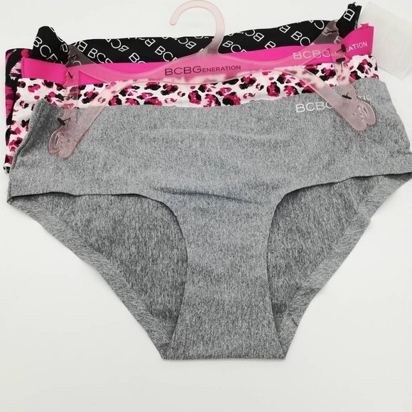 BCBGeneration Lot Of 5 Womens Cheeky Panties Multicolor Leopard Stretch M New - Picture 3 of 9